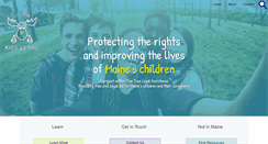 Desktop Screenshot of kidslegal.org